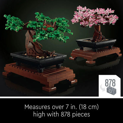 LEGO Icons Bonsai Tree Building Set - Artificial Bonsai Tree Plant for Home Decor, Adults Ages 18+ - Faux, Fake Plants for Table, Desk, Office - Creative Birthday Gift for Her & Him - 10281