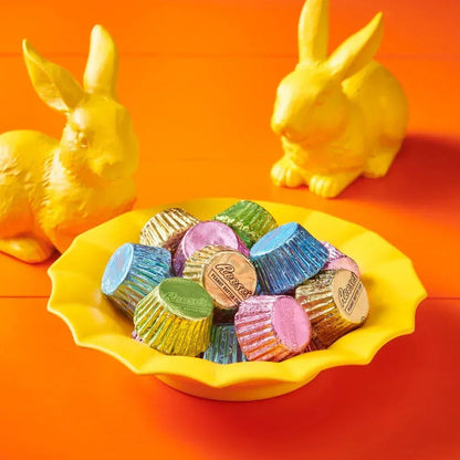 Miniatures Milk Chocolate Peanut Butter Cups Easter Candy, Bag 9.6 Oz