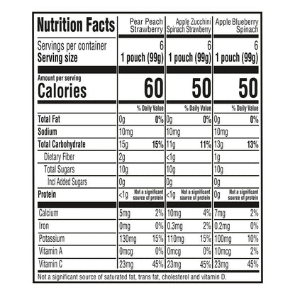 Gerber Organic 2nd Foods Pouch Variety Pack, 3.5 oz., 18 ct.