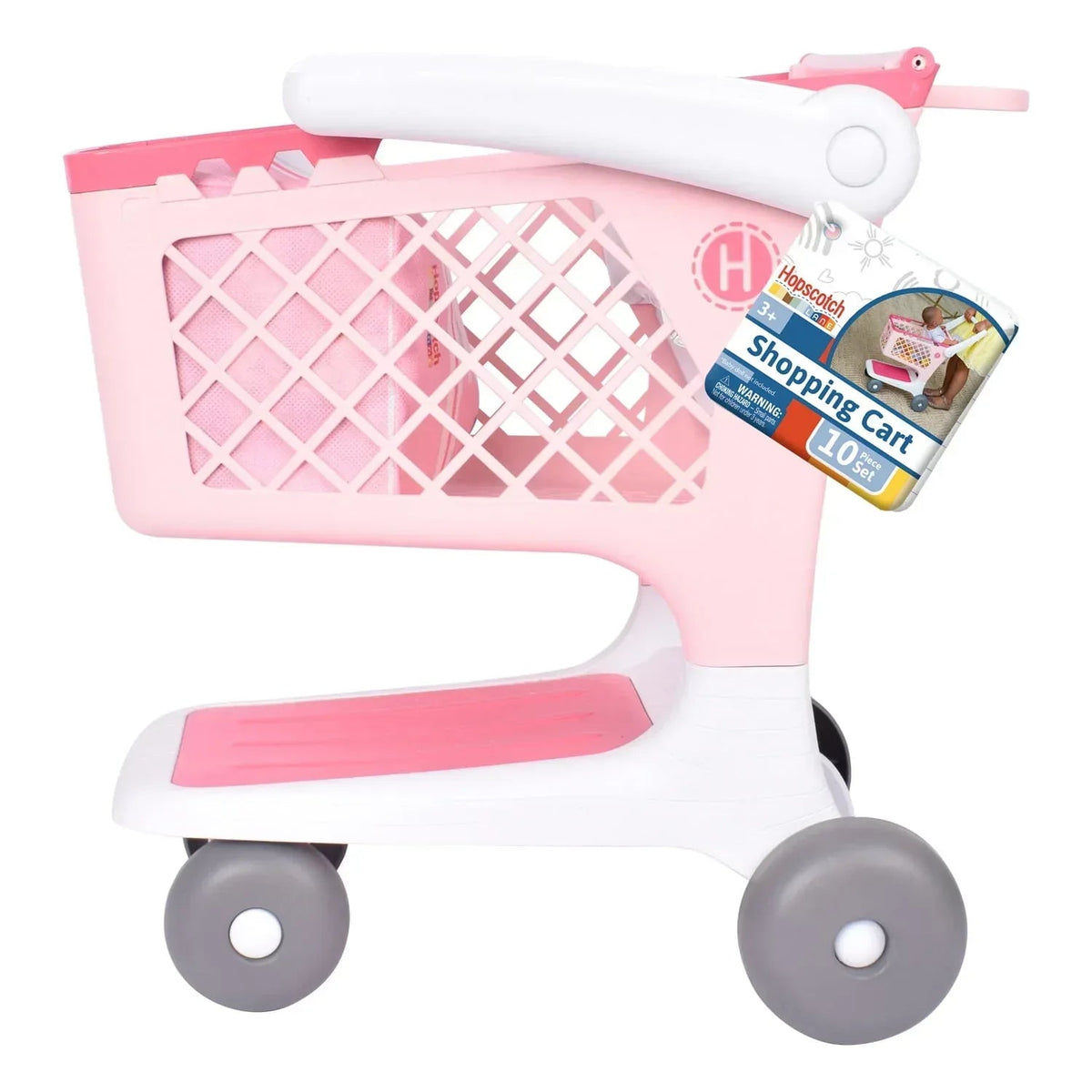 Hopscotch Lane My Baby Doll's Shopping Cart, Baby Doll Accessory-10 Play Pieces, Children Ages 2+
