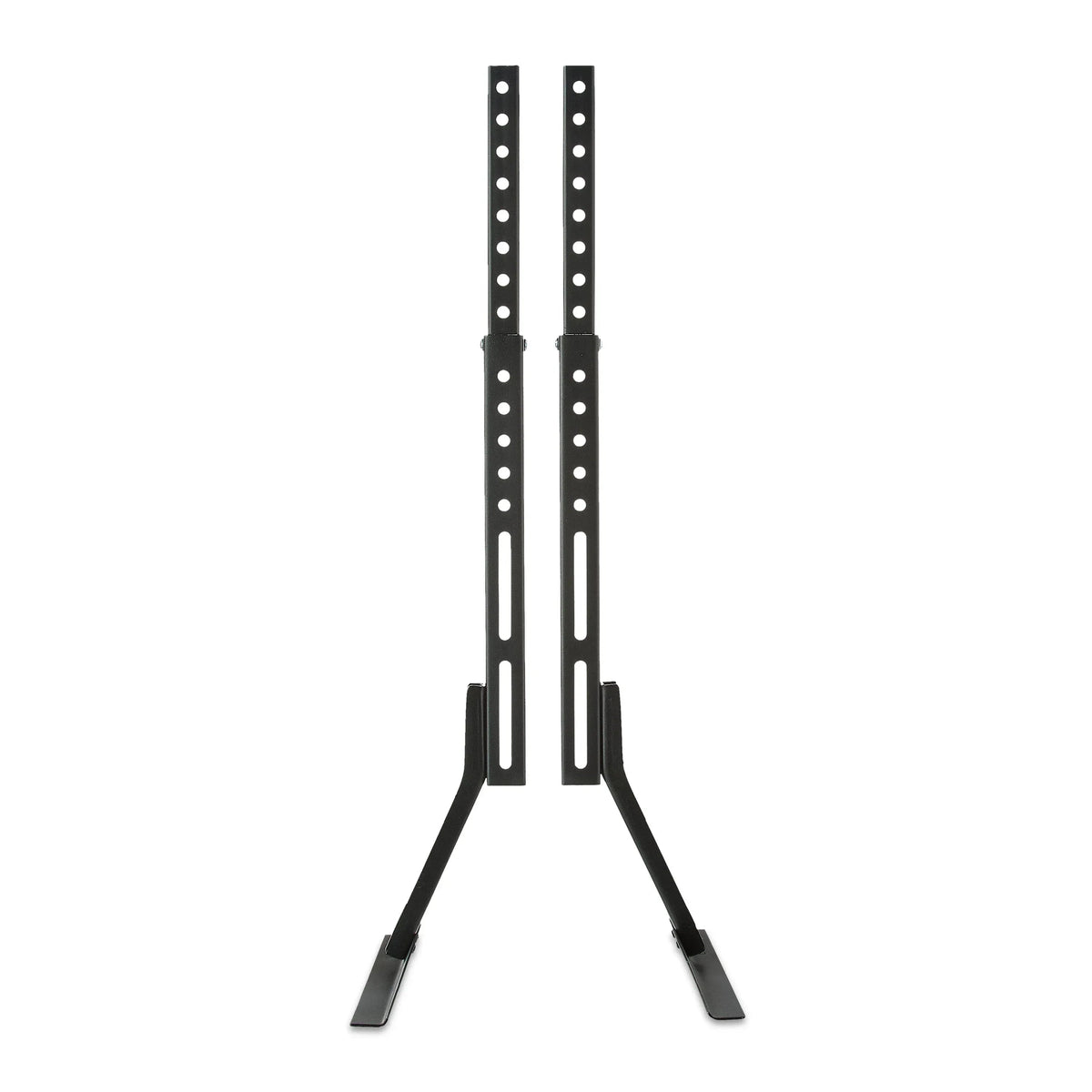 onn Tabletop TV Stand for 37" to 70" TVs, Holds up to 110 lbs, Black- Metal Legs for Tabletop