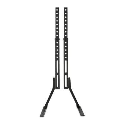 onn Tabletop TV Stand for 37" to 70" TVs, Holds up to 110 lbs, Black- Metal Legs for Tabletop