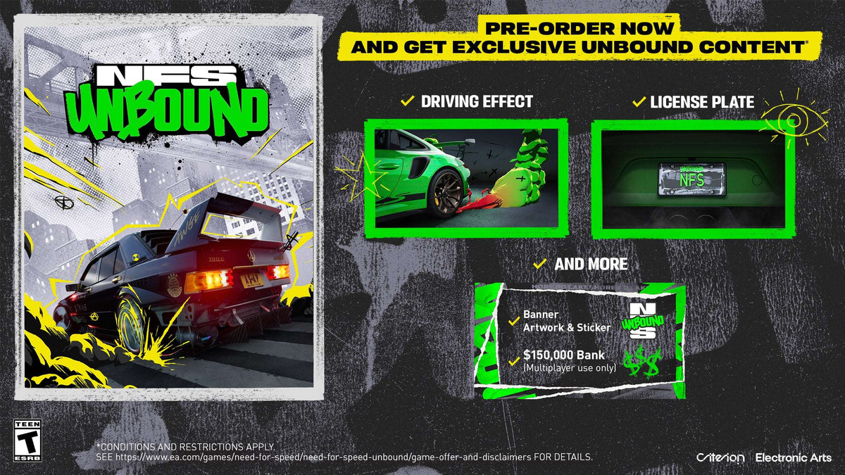 Need For Speed: Unbound, Playstation 5