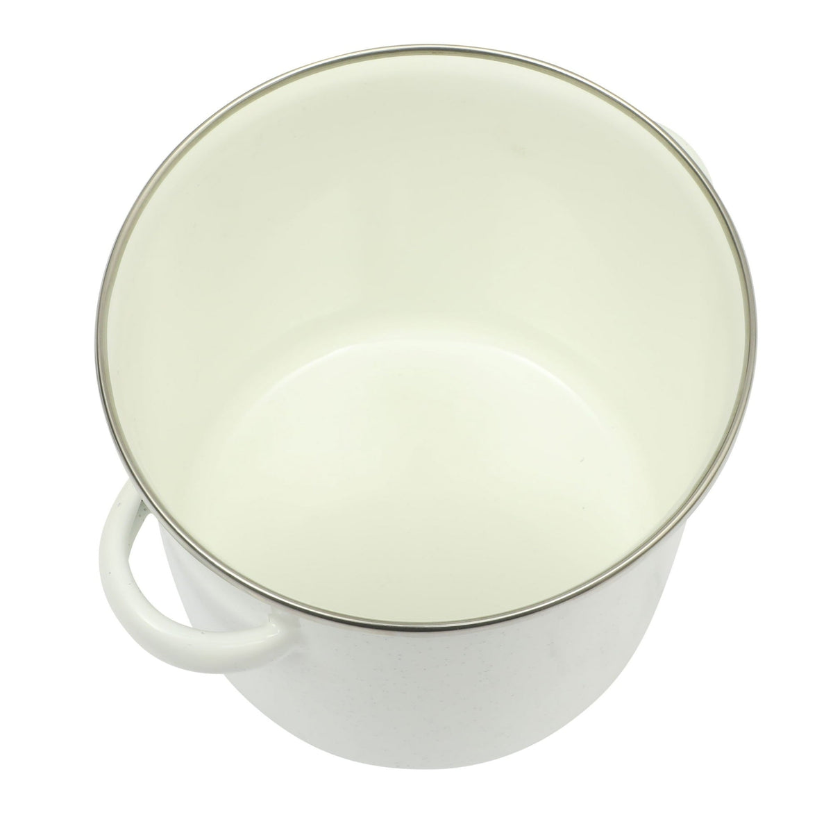 The Pioneer Woman Enamel-on-Steel Grease Strainer with Lid, Linen Speckle