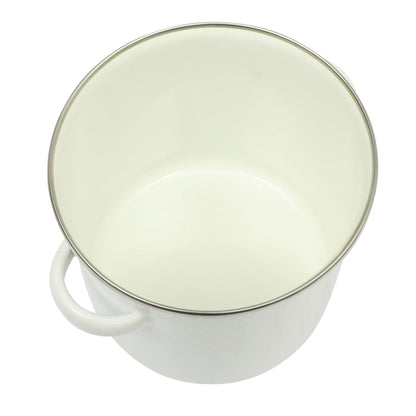 The Pioneer Woman Enamel-on-Steel Grease Strainer with Lid, Linen Speckle