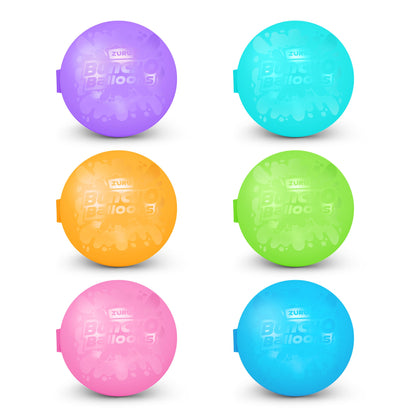 Bunch O Balloons Reusable Water Balloons 6 Pack by ZURU, Self Sealing Pool Beach Toys for Kids, Teens & Adults Ages 3 +