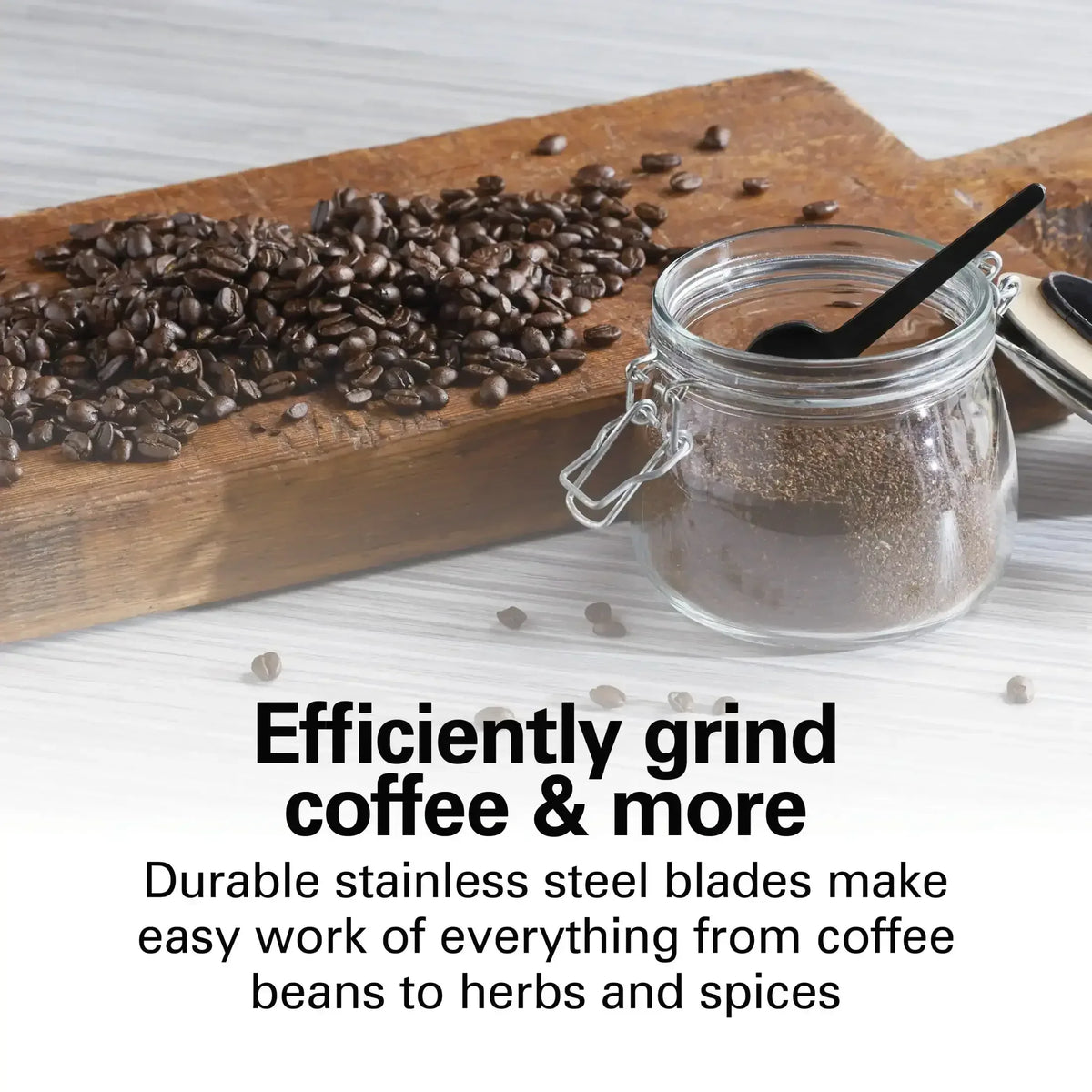 Hamilton Beach Custom Grind Electric Coffee Grinder, 14 Cups