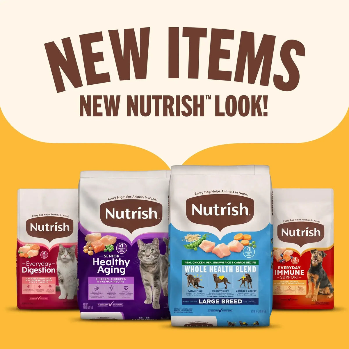 Nutrish Real Salmon, Veggies & Brown Rice Recipe Whole Health Blend Dry Dog Food, 13 lb. Bag (Rachael Ray)
