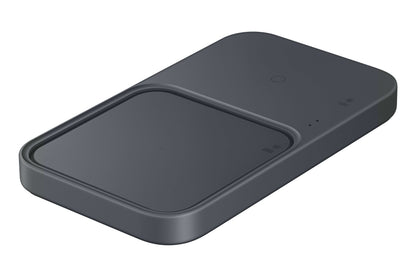 Samsung 15W Wireless Charger Duo w/ USB C Cable, Charge 2 Devices at Once, Cordless Super Fast Charging Pad for Galaxy Phones and Devices, Black