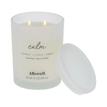 Allswell Scented 2-Wick Spa Jar Candle 15oz.