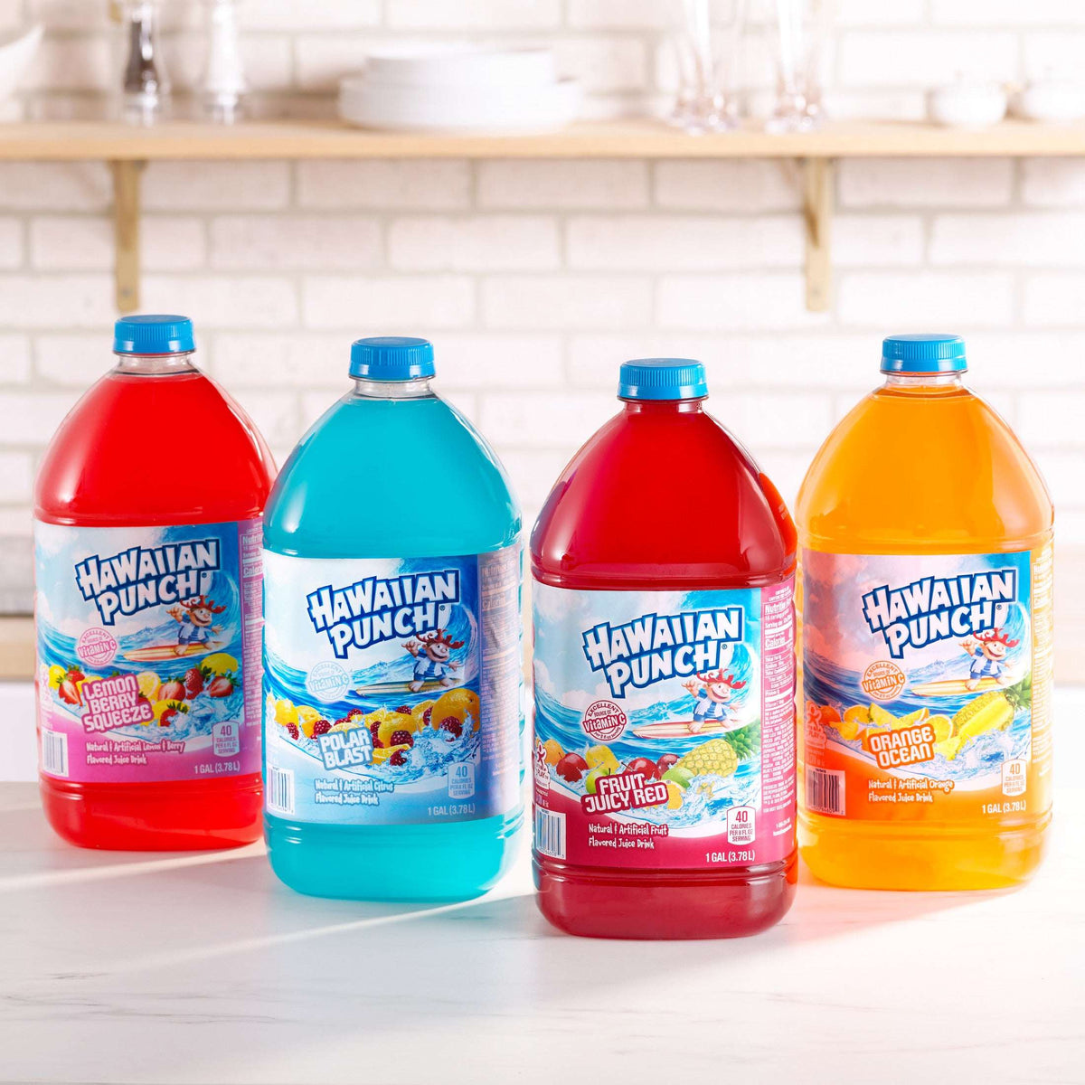 Hawaiian Punch Fruit Juicy Red Juice, 1 Gal, Bottle