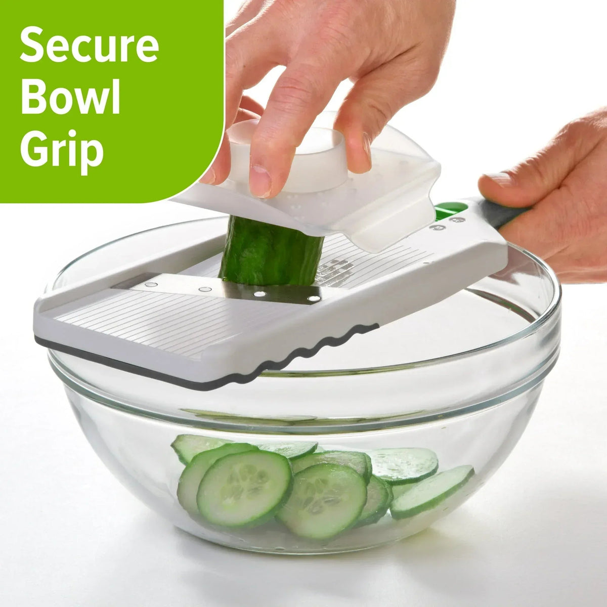 PrepSolutions Stainless Steel Blade Easy Adjustable Mandolin Slicer
