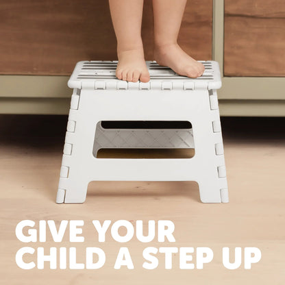 Jool Baby Click N’ Climb Locking Step Stool with Non-Slip Surface and Carry Handle, White