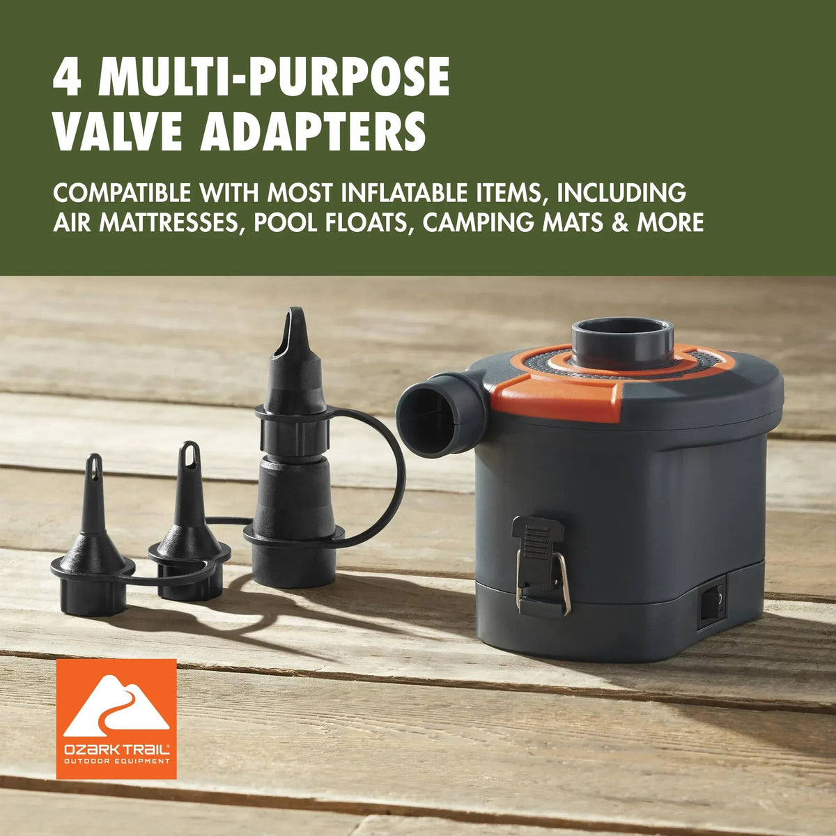 Ozark Trail Sidewinder D Cell Electric Air Pump
