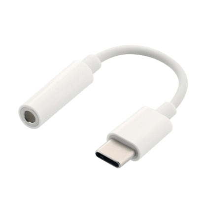 onn USB-C to 3.5 mm Adapter, White