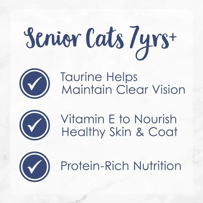 Purina Fancy Feast Senior Classic Pate Wet Cat Food, Minced Collection, 3 oz Cans (12 Pack)