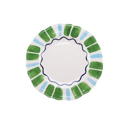 Beautiful 4-Piece 11-Inch Bamboo Melamine Dinner Plate Set, Multi-Color by Drew Barrymore