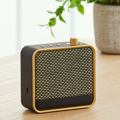 onn Small Wi-Fi Speaker with Bluetooth Technology, Black