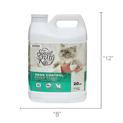 Special Kitty Scoopable Tight Clumping Cat Litter, Fresh Scent, 20 lb