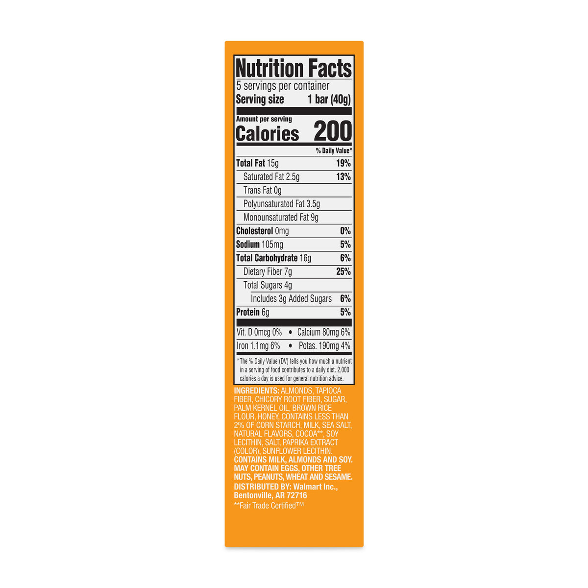 bettergoods Caramel Almond & Sea Salt Nut Bars, 1.4 oz, 5 Count