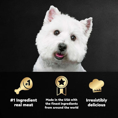 CESAR Soft Wet Dog Food Classic Loaf in Sauce Filet Mignon Flavor, 3.5 oz. Easy Peel tray