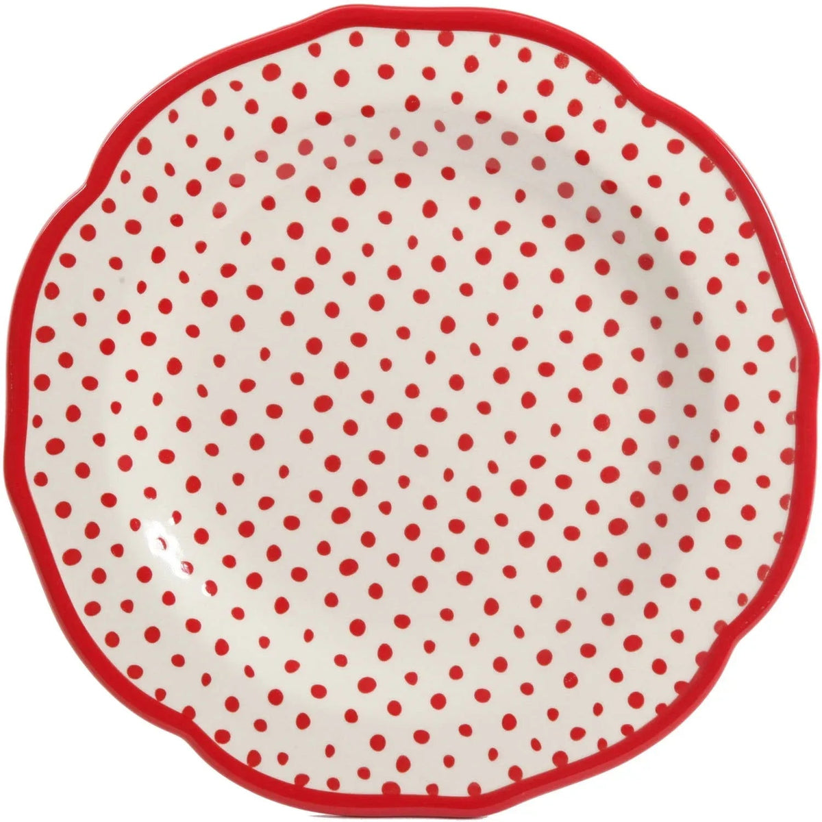 The Pioneer Woman Timeless Floral & Retro Dot 12-Piece Dinnerware Set, Multicolor