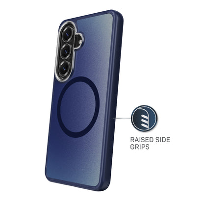 Body Glove Magnetic Compatible Reflector Phone Case for Samsung Galaxy S26 - Metallic Blue