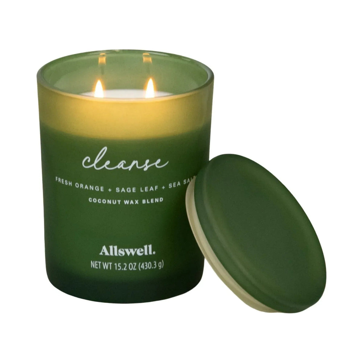 Allswell Scented 2-Wick Spa Jar Candle 15oz.
