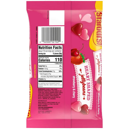 Starburst Heart Shaped Jelly Beans Valentine's Day Chewy Candy - 11 oz (Pack of 2)