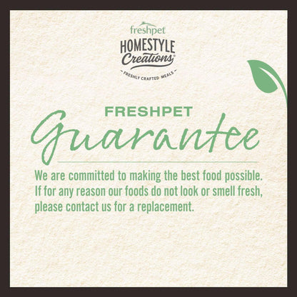 Freshpet Fresh Dog Food, Homestyle Creations, Chicken & Turkey Recipe, 1lb.