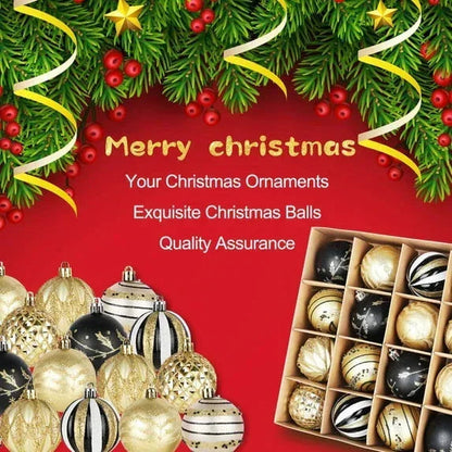 Fall Ornaments for Christmas Trees, 16ct Bronze Copper Brown Gold Shatterproof Fall Christmas Tree Decorations, 2.36 Inches Luxury Hanging Ball Ornaments for Thanksgiving Autumn Harvest