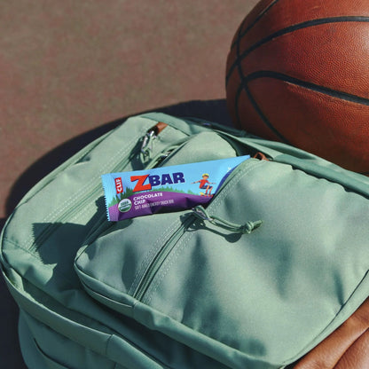Zbar Chocolate Chip Flavor Soft Baked Snack Bars, Organic Granola Bars, 18ct