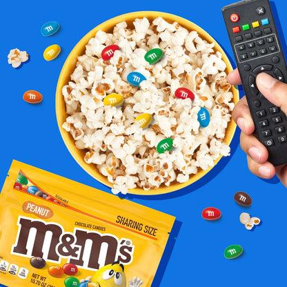 M&M's Peanut Milk Chocolate Candy Sharing Size - 10.05 oz Bag