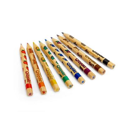 Crayola Write Start Extra Thick Colored Pencils, 8 Ct, Kindergarten School Supplies, Arts and Crafts for Kids, Gifts, Ages 3, 4, 5, 6