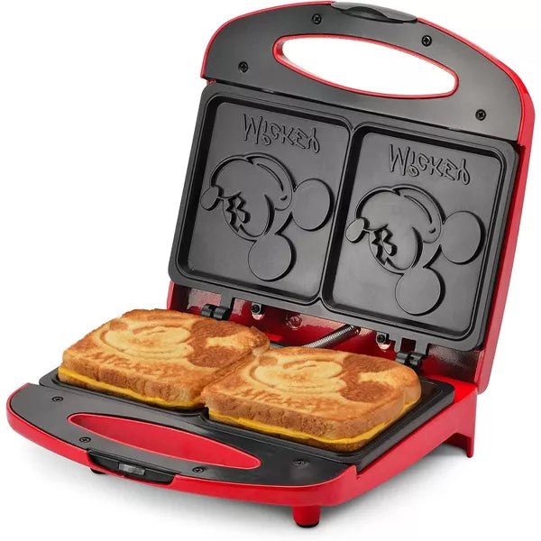 Disney Mickey Mouse Sandwich Maker - Dual Sandwich Maker for Disney Kitchen Appliances