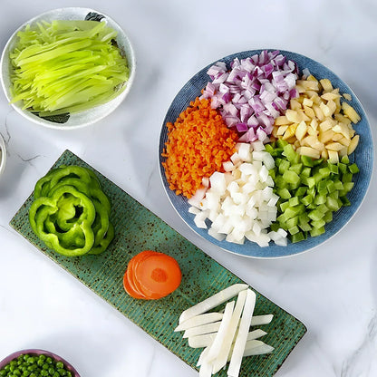 Mandoline Slicer for Vegetables Fruits, Adjustable Thickness Stainless Steel Food Cutter & Chopper, Safe and Quick Meal Preparation