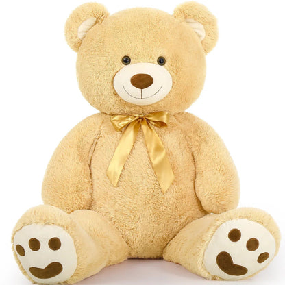 MorisMos 4ft Giant Brown Teddy Bear Stuffed Animal, Big Teddy Bear Plush