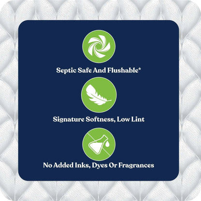 Quilted Northern Ultra Soft & Strong 2-Ply Toilet Paper, 12 Mega Rolls, 295 Sheets Per Roll