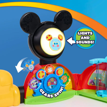 Disney Jr. Mickey Mouse 28-inch Clubhouse Deluxe Playset, 16-pieces, Kids Ages 3 and up