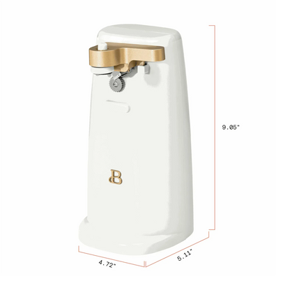 Beautiful Easy-Prep Electric Can Opener, White Icing by Drew Barrymore