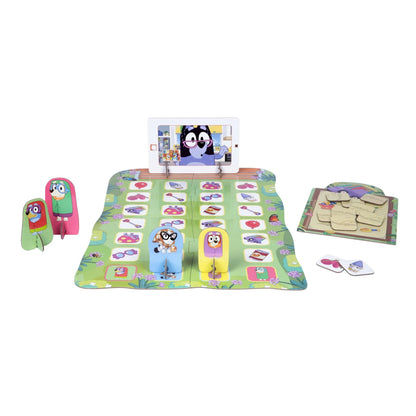 Bluey Grannies Game, Collect Grannies Items Like Glasses and Walking Sticks, Race To Be The First To Call Nana and Start A Flossing Party, 2-4 Players, Ages 3+