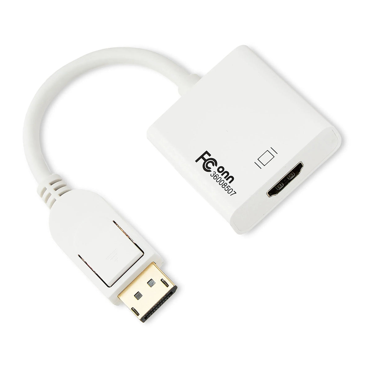 onn DisplayPort to HDMI Converter Adapter with Audio - Supports 4K & 1080p for Laptop/PC to Monitor, Projector, HDTV，6ft Cable