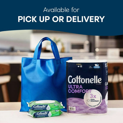 Cottonelle Ultra Comfort Toilet Paper, Soft Toilet Tissue, 12 Mega Rolls