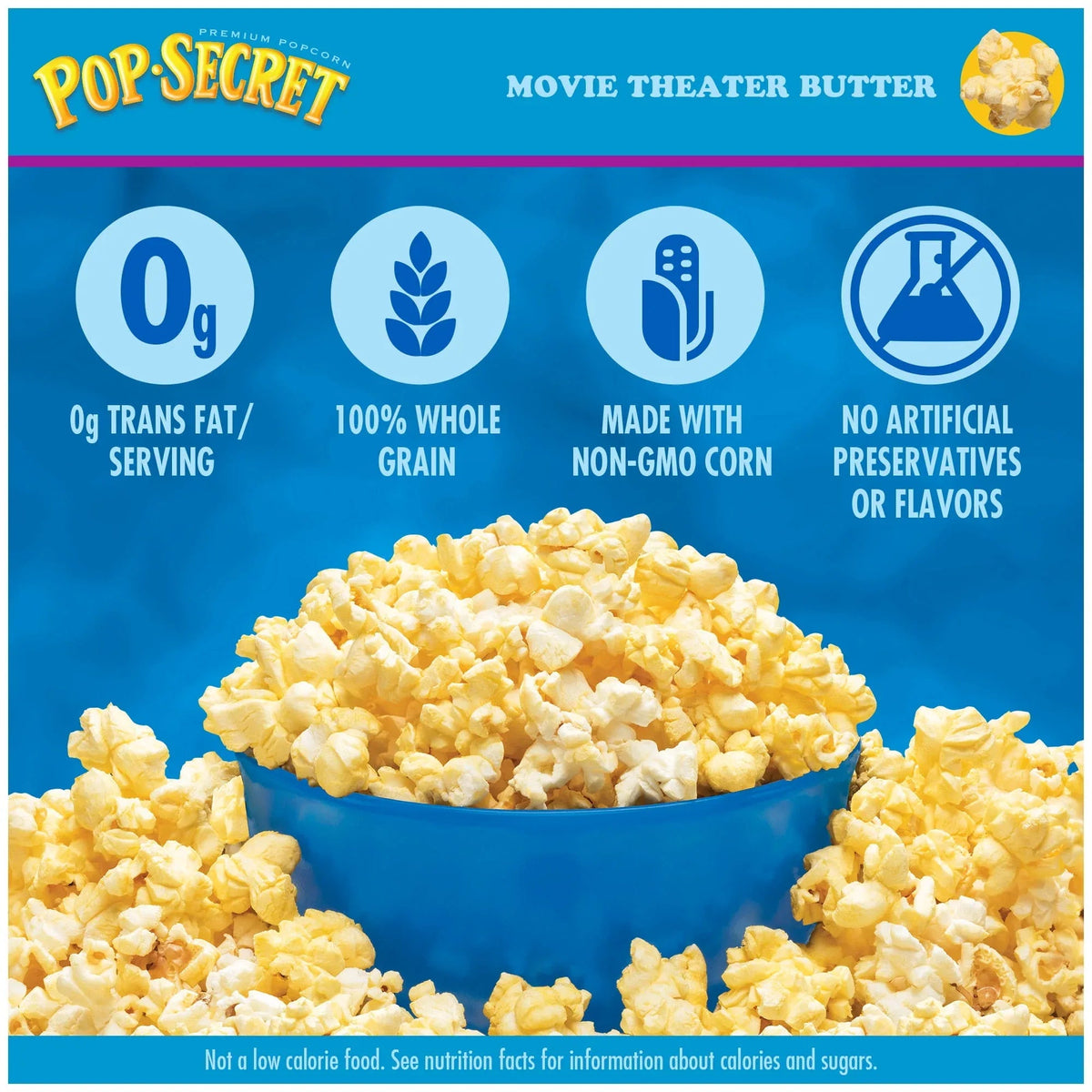Pop Secret Microwave Popcorn, Movie Theater Butter Flavor, 1.75 oz Mini Bags, 12 Ct