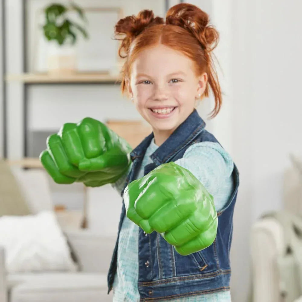 Marvel Avengers Hulk Gamma Smash Fists Role Play Toy for Kids, Stocking Stuffers for Kids 5 and up