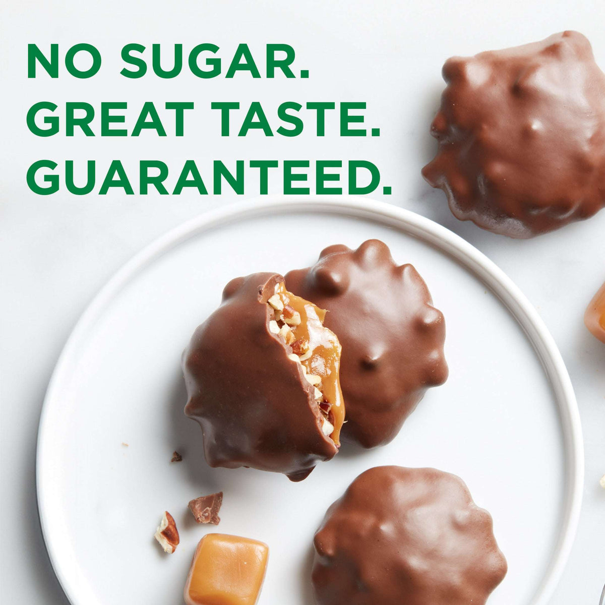 RUSSELL STOVER Sugar Free Pecan Delight Chocolate Candy, 10 oz. bag