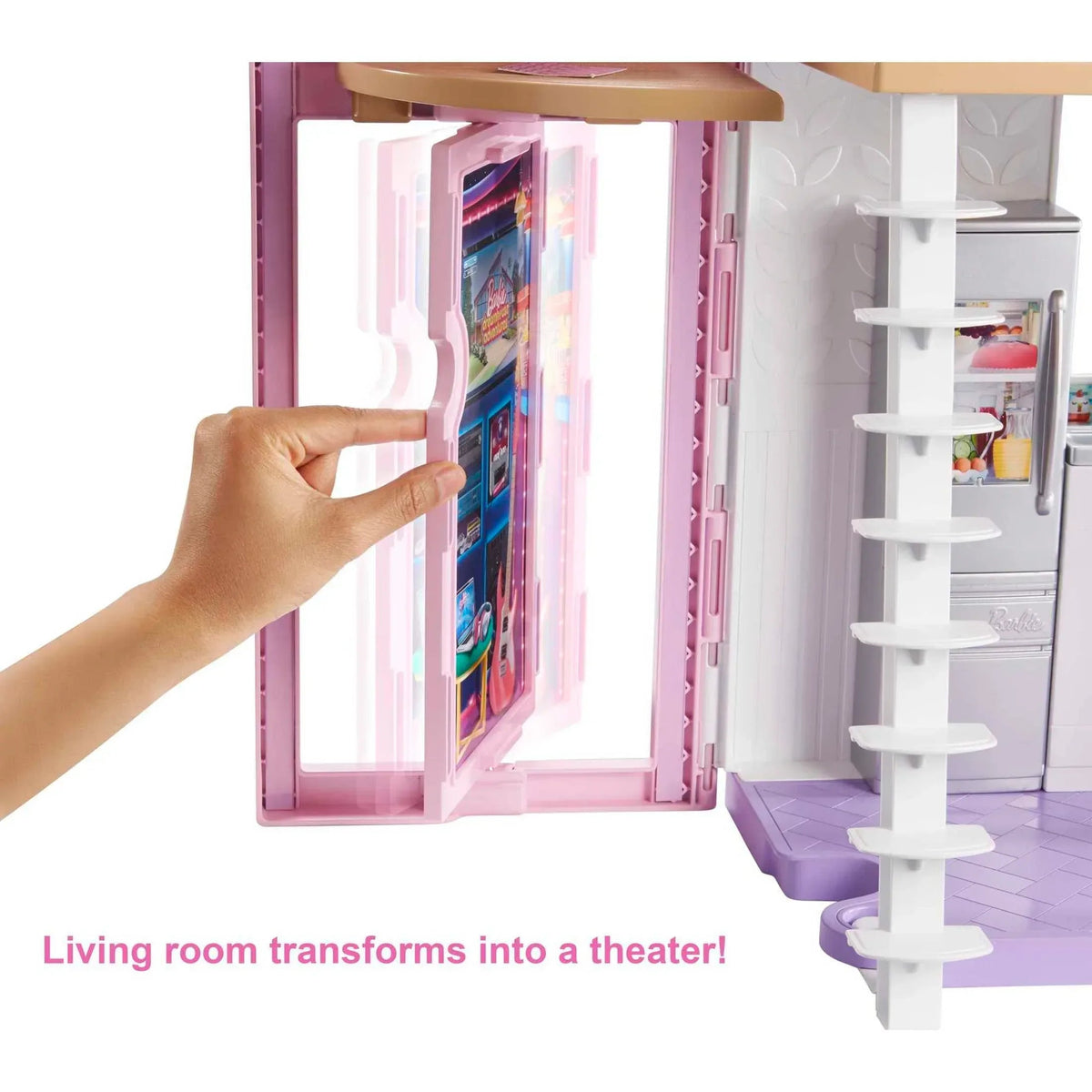 Barbie Malibu House Dollhouse Playset with 25+ Furniture and Accessories
