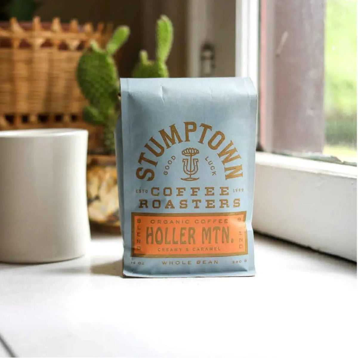 Stumptown Coffee Organic Holler Mountain Premium Medium Roast Whole Bean Coffee, Arabica, 12 oz