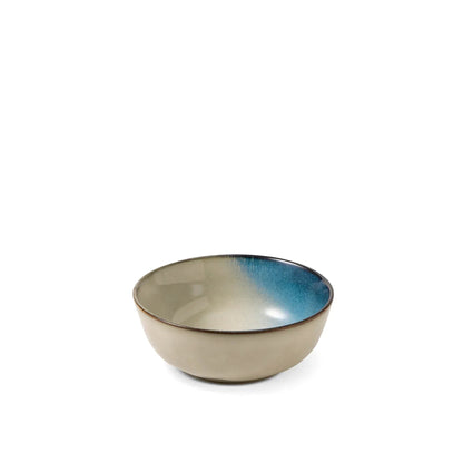 Yellowstone Canto 12-Piece Blue Reactive Ceramic Dinnerware Set