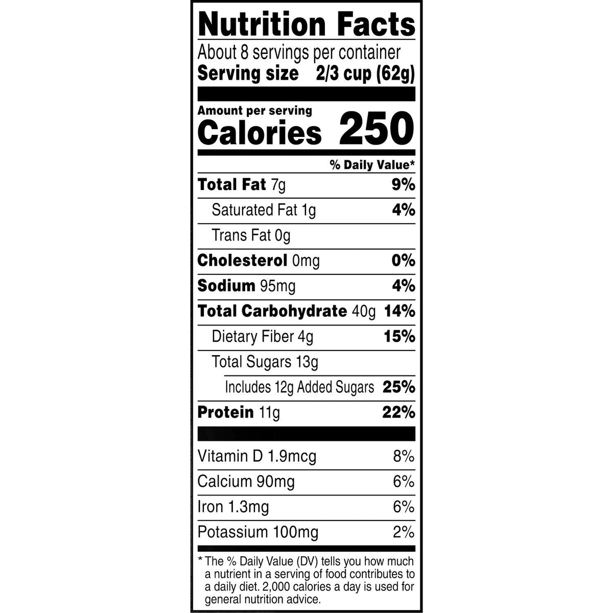 Quaker Maple & Brown Sugar Flavored Protein Granola, 18 oz